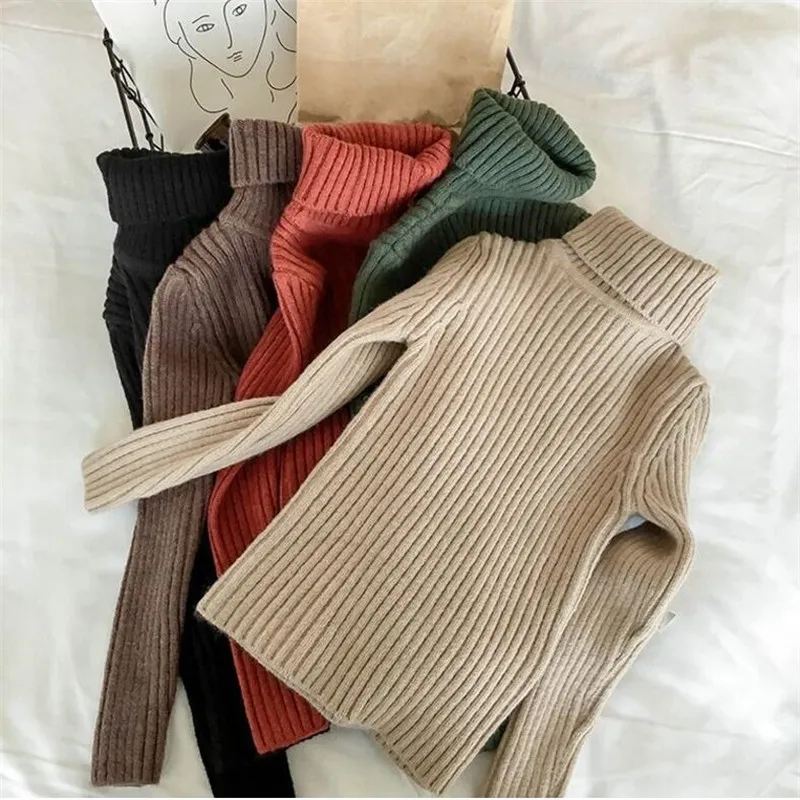 Baby Mädchen Winter Rollkragenpullover Kleidung 2025 Herbst – Bild 4