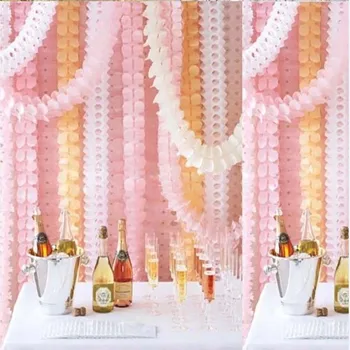 Vierblättriges Kleeblatt Papiergirlanden Bastelset für Hochzeit Garten Geburtstag Babyparty Partydekoration
