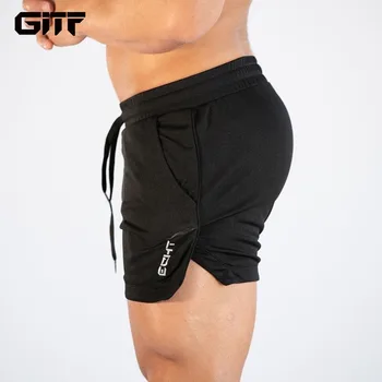 GITF Herren-Fitness-Trainingsshorts für Herren, Sport, Freizeitkleidung, Fitness, Workout, Laufen, Gitter