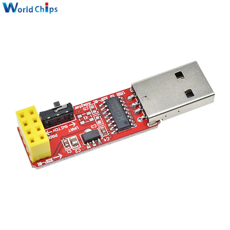 3,3 V USB zu ESP8266 ESP-01 ESP-01S Wi-Fi-Adaptermodul mit – Bild 4