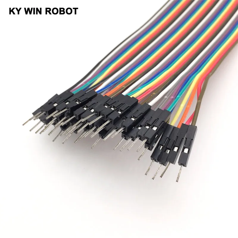 Dupont Line 40 Stück 30cm 2,54mm 1p-1p Pin Stecker-zu-Stecker – Bild 2