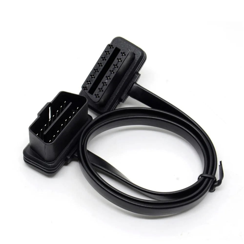 30/60/100CM Flache + Dünn Wie Noodle 16 Pin Buchse OBD OBDII – Bild 6