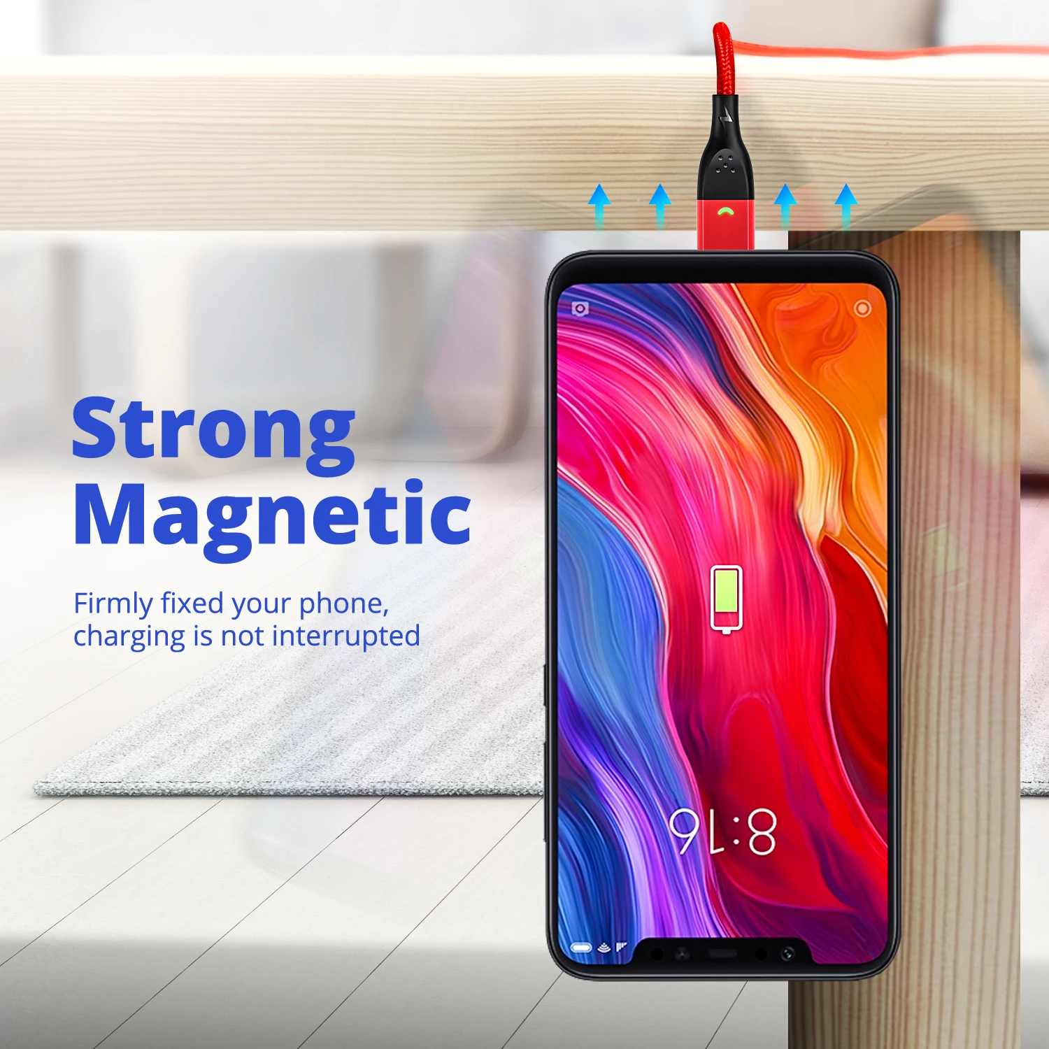 Magnetisches Ladekabel mit USB-C und Micro-USB Stecker für – Bild 4