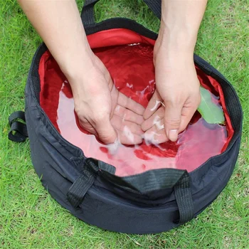 8,5 l zusammenklappbares Waschbecken, Fußwaschbecken, Reisen, Angeln, Wandern, Outdoor, Camping, tragbarer