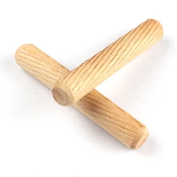 Packung Runde Holzdübel 6*40mm 8*40mm für Schrankbau DIY Holzbearbeitung Dübel-Vorrichtungsset (50 Stück)