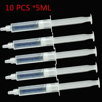 5 ml Pro Zahnaufhellungsspritze Dental Zahnaufhellungsgel 25 % 35 % (10 Stück)