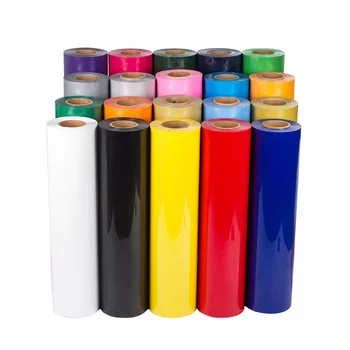 30 cm breites PVC | PU-Wärmeübertragungsfolie für T-Shirts, zum Aufbügeln, HTV-Druck, Zahlenmuster