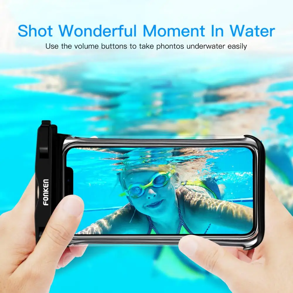 FONKEN Full View Wasserdichte Hülle für Telefon Unterwasser – Bild 4