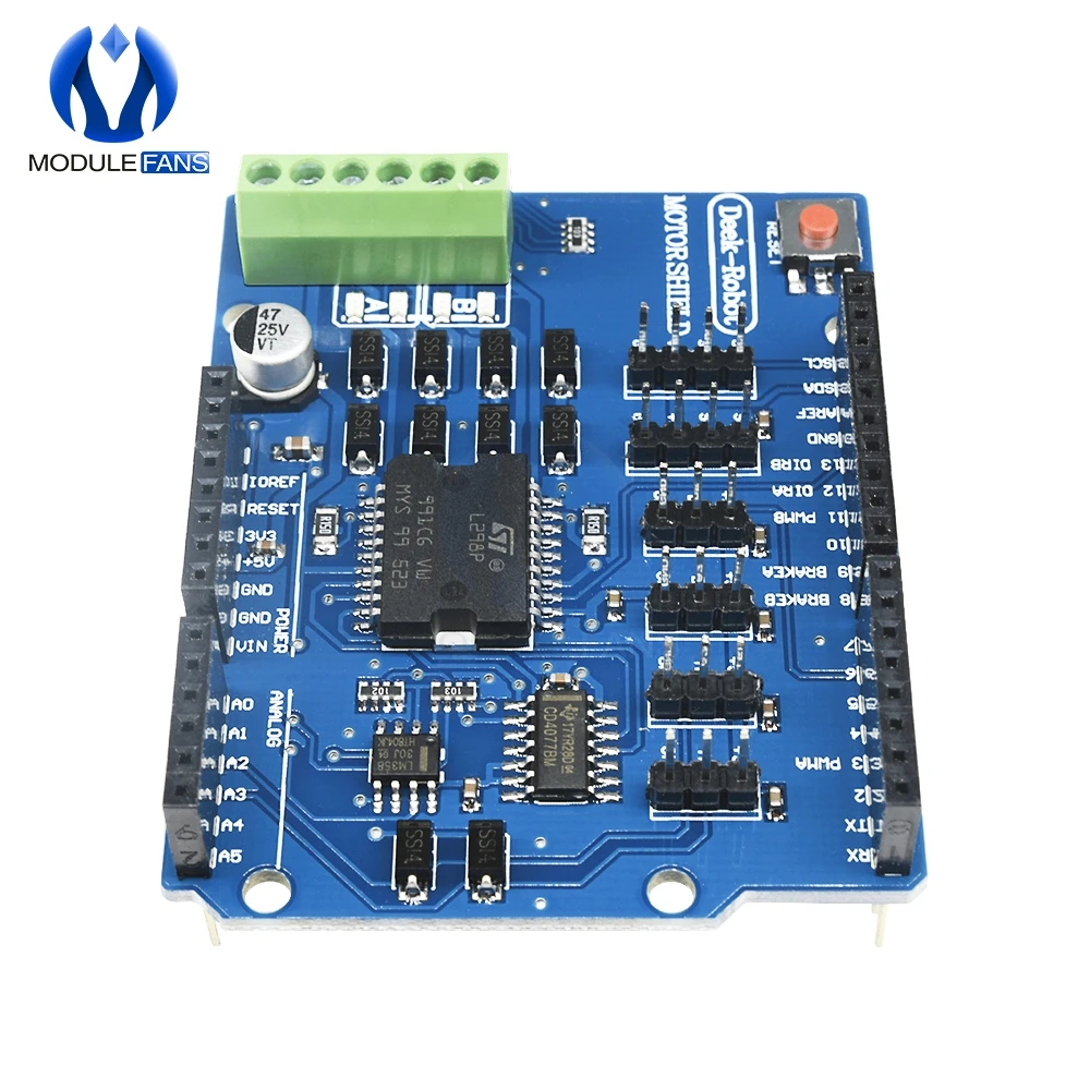 L298P L298 Schild R3 DC Motor Treiber Shield Board Modul 2A – Bild 5