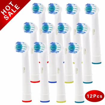 12×Ersatzbürstenköpfe für die elektrische Zahnbürste Oral-B Fit Advance Power/Pro Health/Triumph/3D