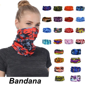 Mode Männer Frauen Kopf Gesicht Hals Sonnenschirm Kragen Gamasche Rohr Bandana Schal Sport Headwear Schal