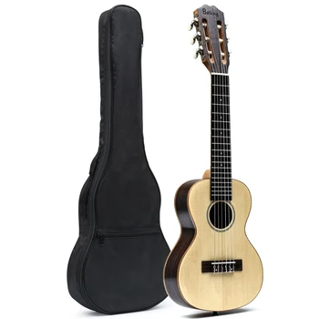 28 ''Guitalele 6-saitige Ukulele mit Mini-Reise gitarren tasche