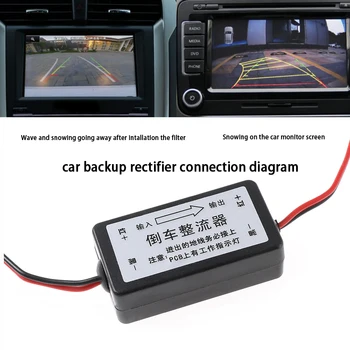 12V DC Power Relais Kondensator Filter Gleichrichter für Auto Rückansicht Backup-Kamera Auto Auto störungen