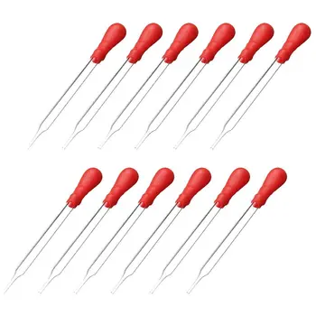 10ml Glas Pipette Medizin Labor Pipette Rot Gummi Kopf Pipette Dropper für Büro Schule Chemie (5 Stück)