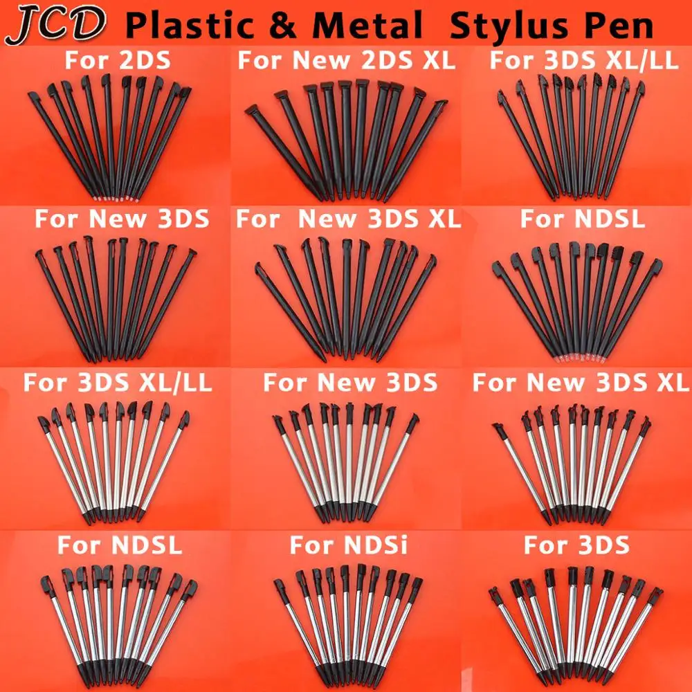 JCD 10PCS Metall Teleskop Stylus Kunststoff Stylus