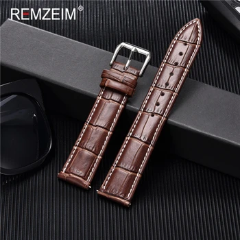 Kalbsleder-Uhrenarmband, 18 mm, 20 mm, 22 mm, 24 mm, Armband für Damen und Herren, Uhrenzubehör, solide