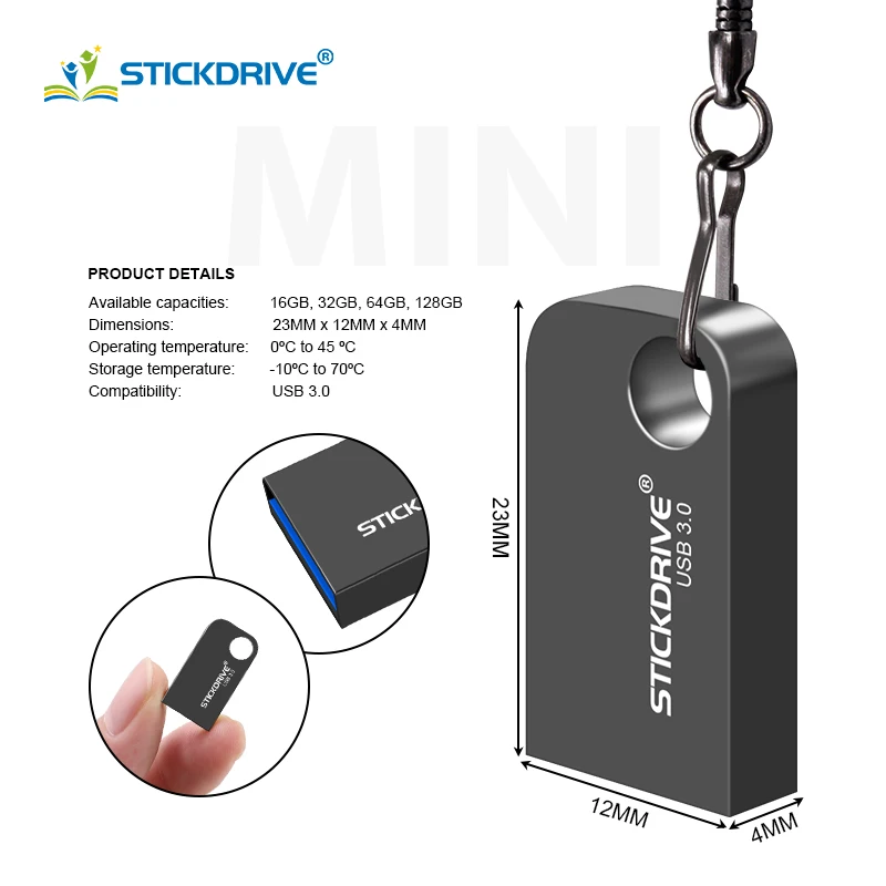 Hochgeschwindigkeits-USB 3.0-Stick-Flash-Laufwerk – externer – Bild 3