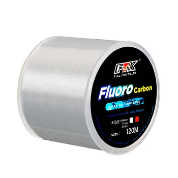 120M Fluorkohlenstoff Beschichtung Angelschnur 0,20mm-0,60mm 7,15LB-45LB Carbon Faser Vorfach Linie Angeln