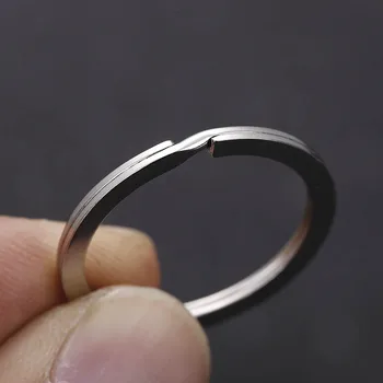 Geteilte Biegeringe aus Metall, Metallhaken für DIY-Schlüsselanhänger, Anhänger, Zubehör (20 Stück)