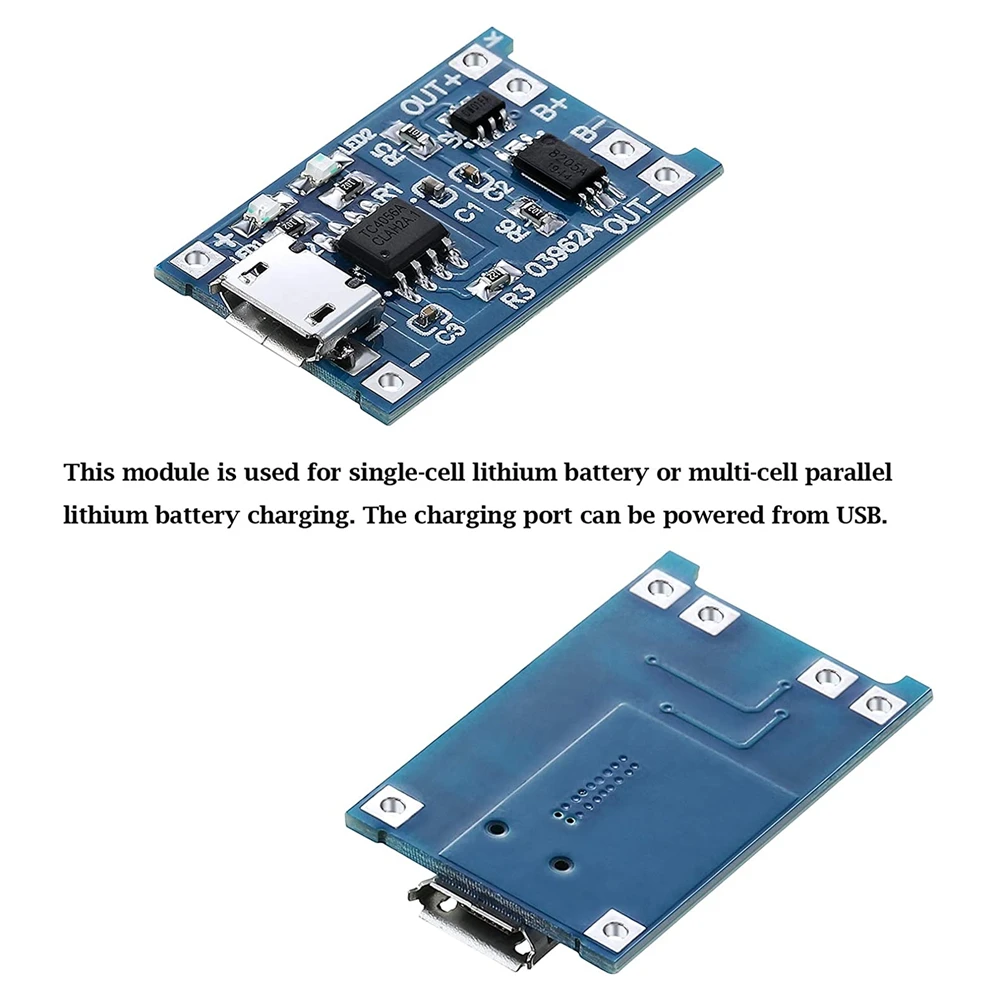 1 Stück 5V 1A Micro USB 18650 Typ-C Lithium-Akku Ladeboard – Bild 5