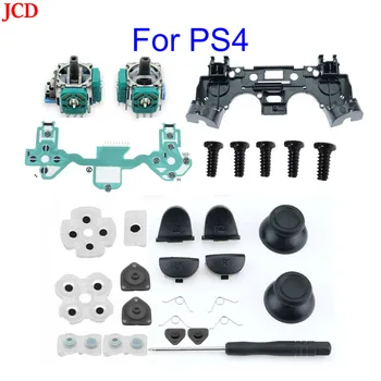Ps4 controller reparatur set l1 r1 l2 r2 trigger tasten 3d analoge joysticks daumen sticks kappe leitfähiger