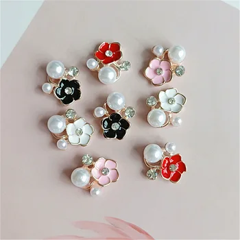 Schmuckzubehör DIY Handgemachte Haaraccessoires Kleidungsdekoration Loch-Patch-Dekoration (10 Stück)