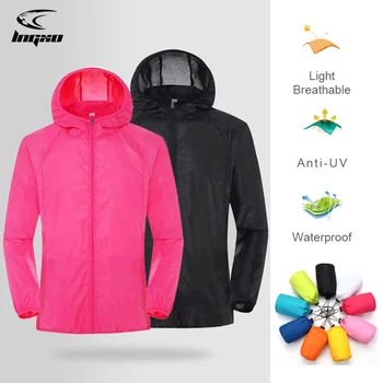 Männer Frauen Wandern Jacke Wasserdicht Schnell Trocknend Camping Jagd Kleidung Sonnenschutz Outdoor Sport