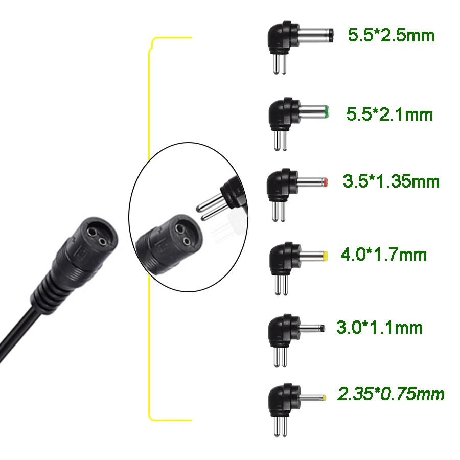 3V 4,5 V 5V 6V 7,5 V 9V 12V 2A/2,5 A AC/DC Einstellbare Power – Bild 6