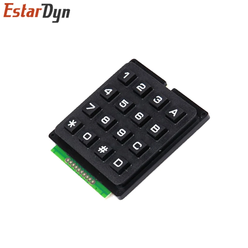3x4 4x4 Matrix-Schalter Tastatur-Array-Modul – Bild 6