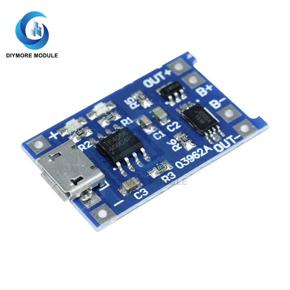 TP4056 Mit Schutz Dual Funktionen 5V 1A Mini Micro TYPE-C USB – Bild 5