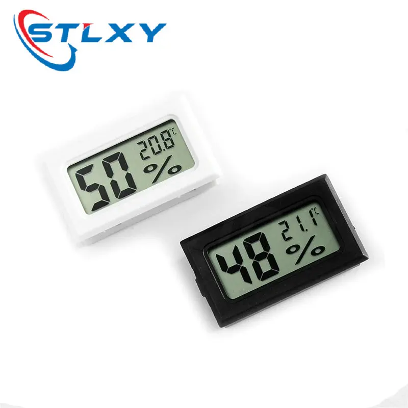 5Pcs Mini Schwarz weiß Digital LCD Indoor Praktische