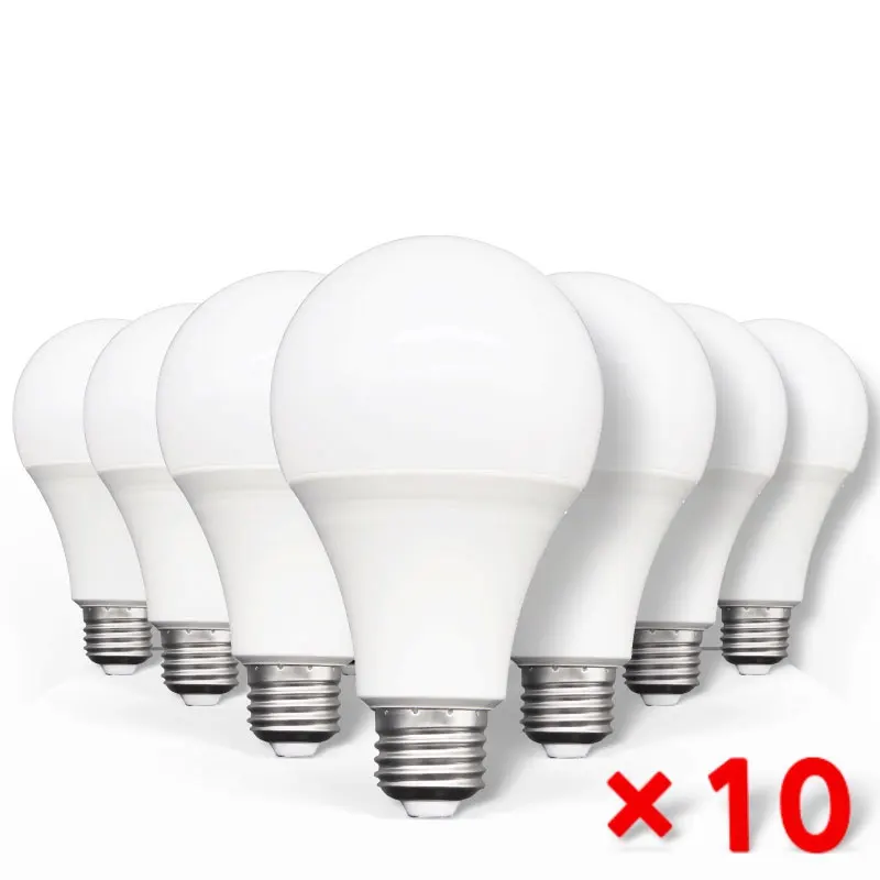 10 stücke Led-lampe Lampen E27 AC220V 240V Glühbirne Echt
