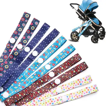 Baby-Kinderwagen-Zubehör: Bunter Schnullerclip mit Anti-Verlust-Kette für Kinderwagen
