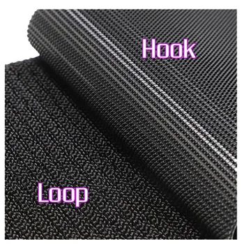 1 Meter Schwarz Verschluss Band Haken und Schleife Band Kabelbinder DIY Handwerk Nähen Zubehör