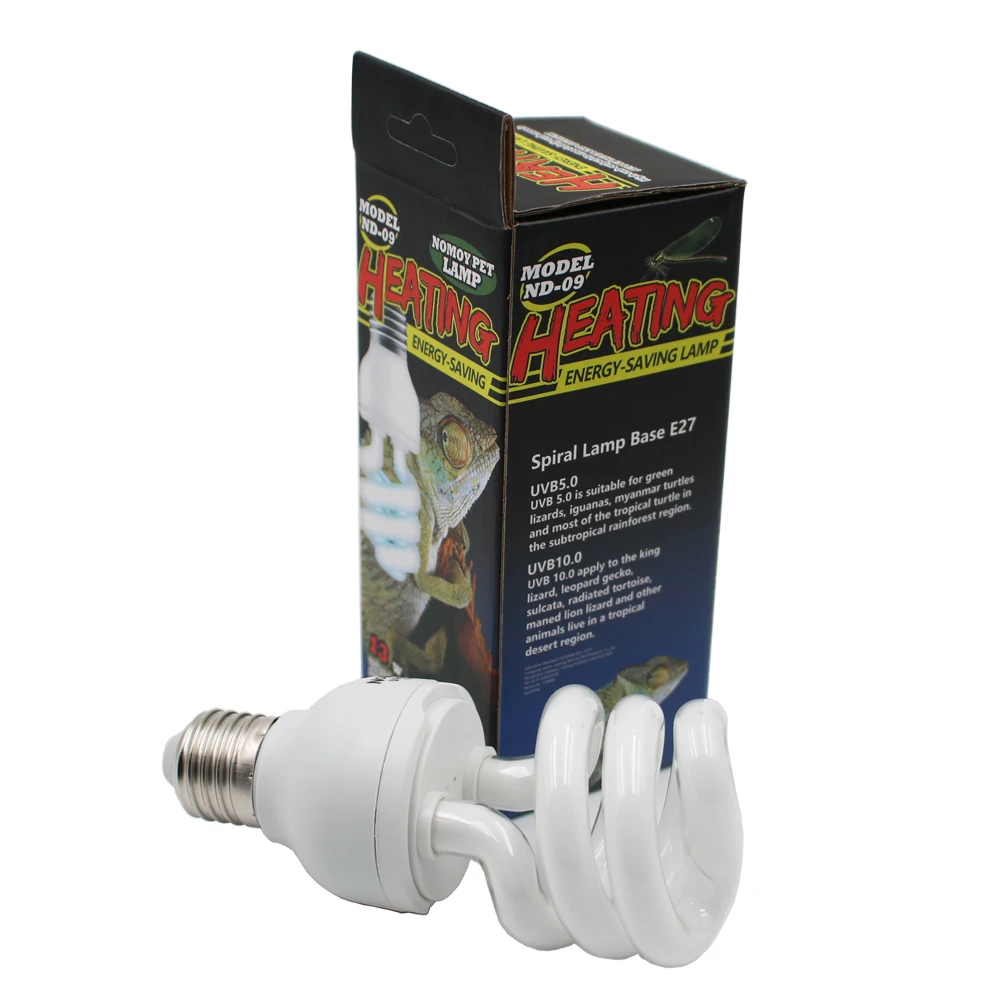 Reptil 5,0 UVB Lampe Birne Licht 13W 110/220V Reptilien – Bild 2