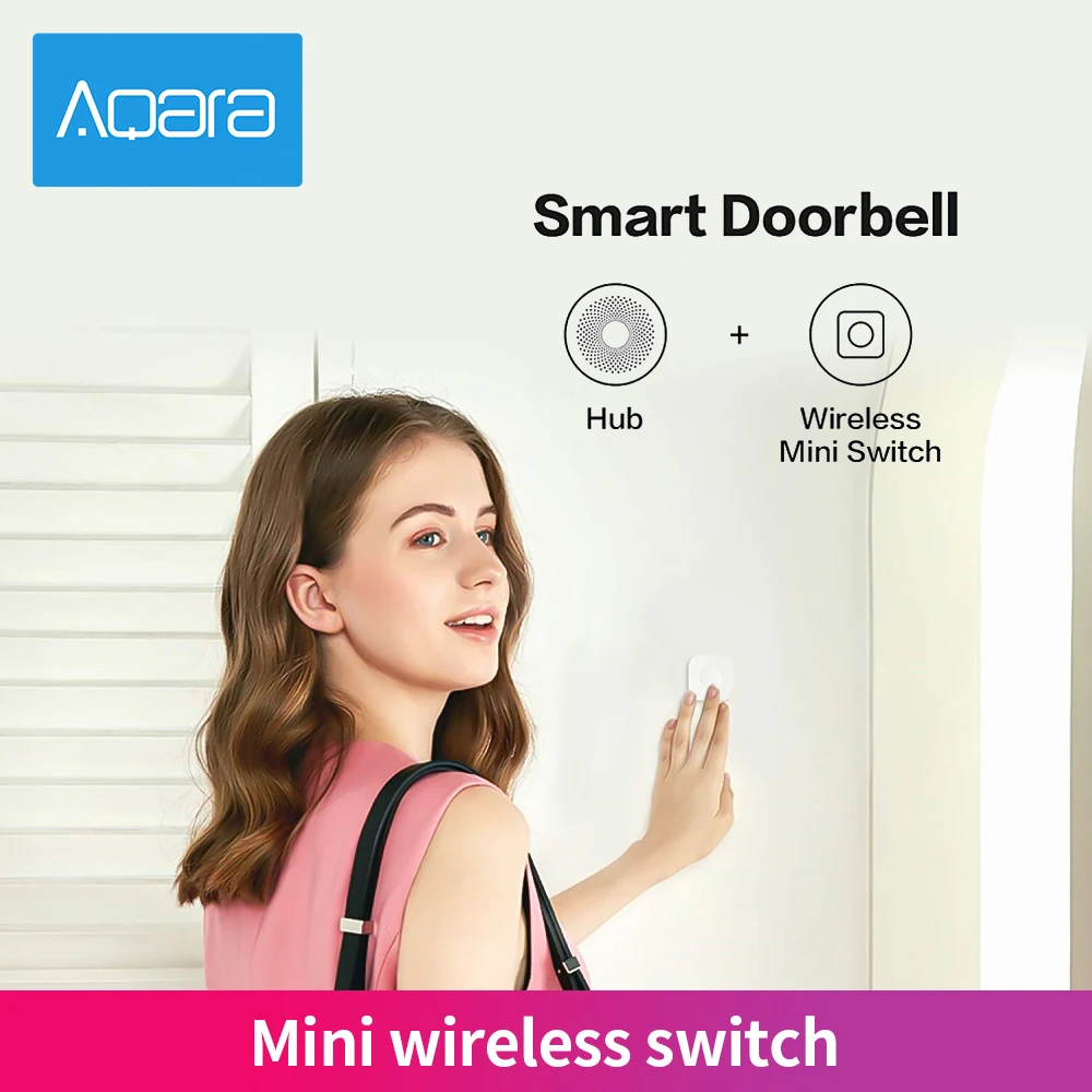 Aqara Wireless Mini Switch ZigBee APP Fernbedienung 3-Wege – Bild 5