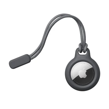 Apple Airtag Hülle Sicherer Halter mit Riemen Schutzhülle Stoßfänger Tracker Zubehör Kratzfester