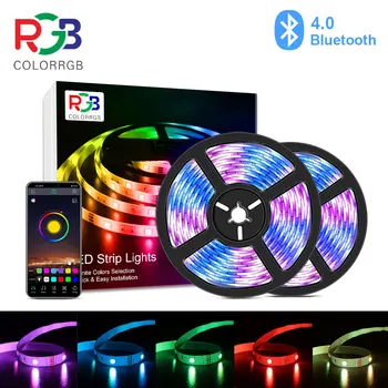 ColorRGB, LED-RGB-Streifenlicht, APP-Steuerung, Farbwechsel, LED-SMD 5050-RGB-Lichtstreifen