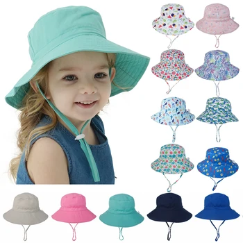 Sommer Baby Sonnen kappe Baby Sonnenhut für Mädchen und Jungen Outdoor Hals Ohr abdeckung Anti-UV-Kinder