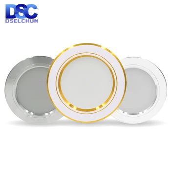 Led Downlights 220v Led Decke Licht 5W 9W 12W Einbau unten licht Runde Led-Panel Licht 15W 18W LED Spot licht