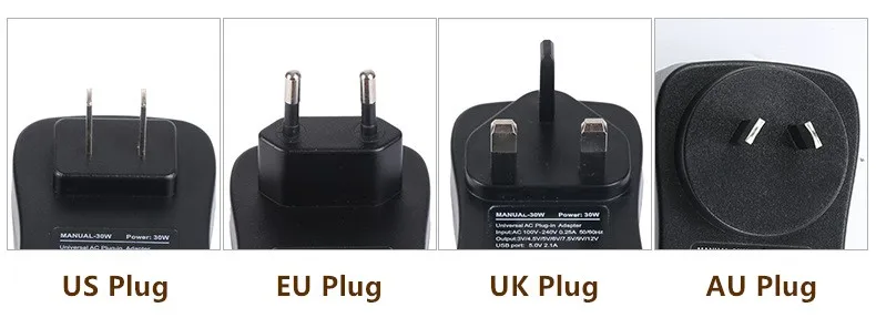 3V 4,5V 5V 6V 7,5V 9V 12V USB Netzteil Adapter 2A 30W – Bild 5