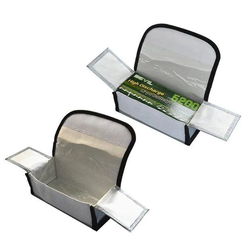 JDRC Lipo-Akku-Sicherheitstasche, 185 x 75 x 60 mm, Mini – Bild 3