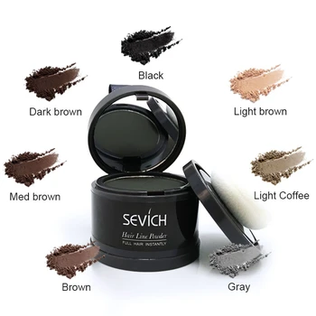 Sevich Haaransatz Pulver 4g Haaransatz Schatten Puder Frauen Männer Make-up Haar Concealer natürliche