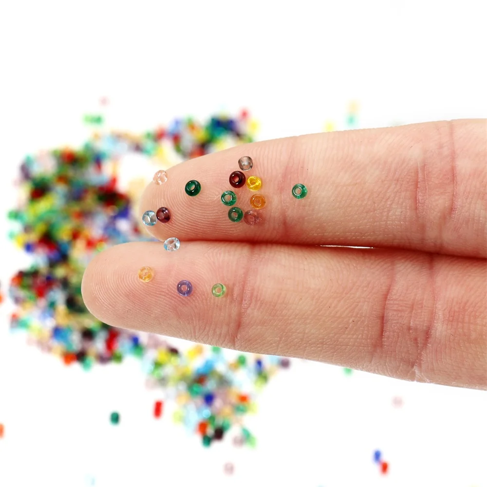 1000/1800 Stück 2 mm Charm tschechische transparente – Bild 5