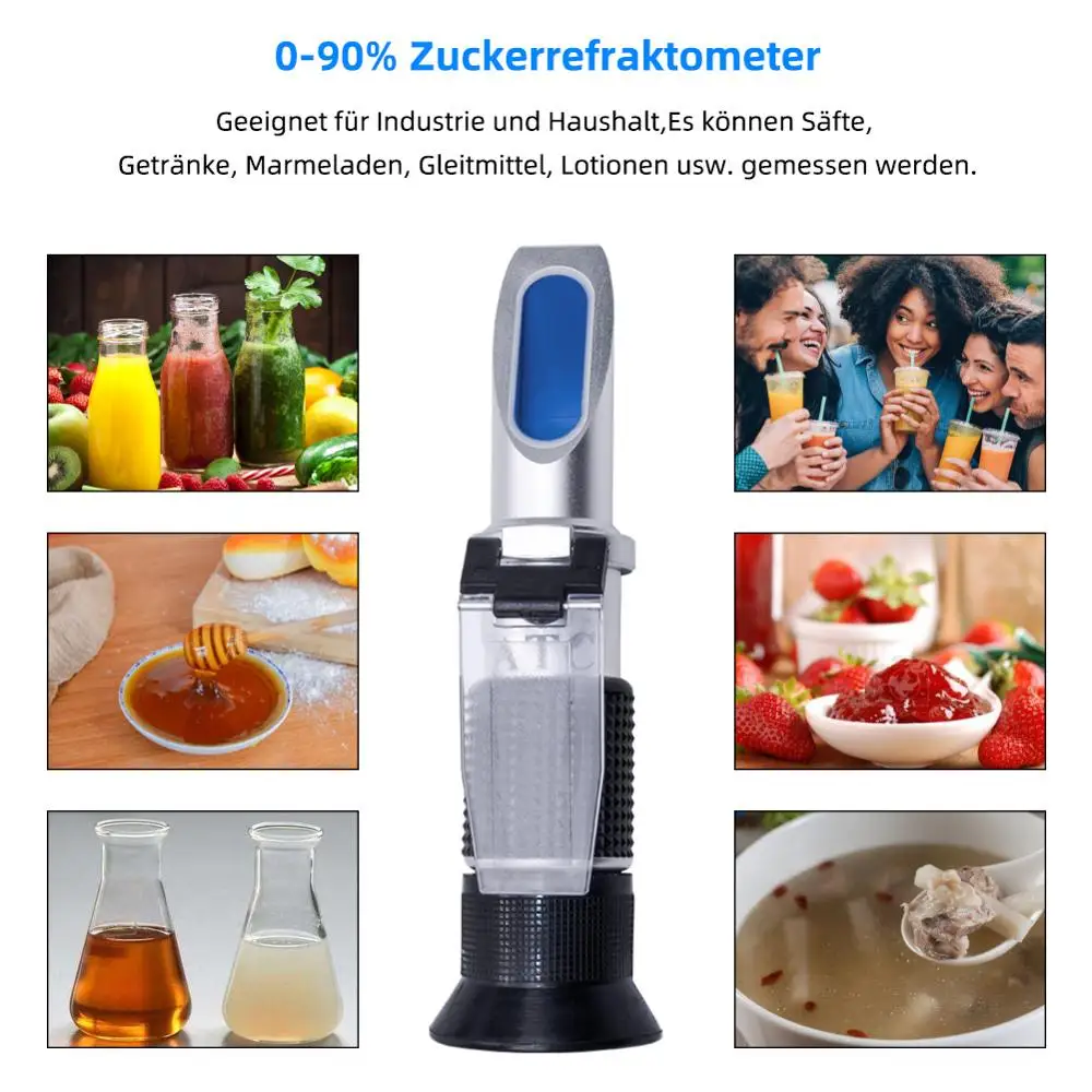 Tragbares Brix-Refraktometer, 0–90 % tragbares – Bild 2