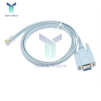 1,5 M Weibliche Netzwerk Adapter Kabel Für Cisco Konsole RJ45 Zu Rs232 DB9 COM Serial Port