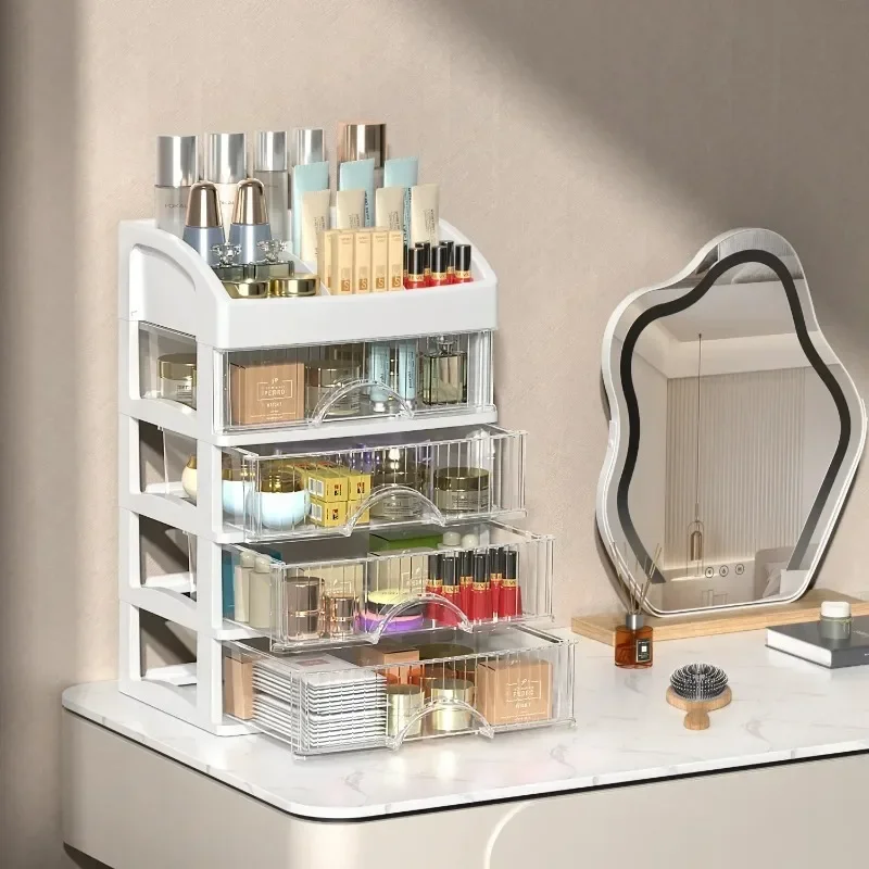Mehrschichtiger Schubladen-Make-up-Organizer, Transparente – Bild 4