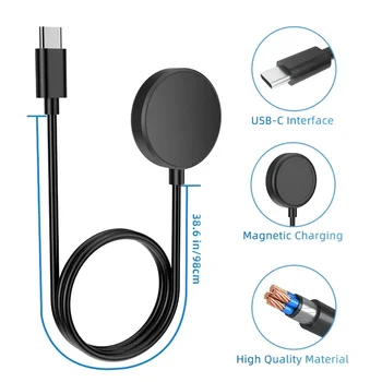 Samsung Galaxy Watch 7/6/6 Classic/5/5 Pro/4/4 Classic Ladegeräte USB-C Ladegerät Smart Watch Zubehör Ersatz
