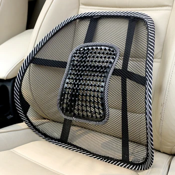 Auto Sitz Stuhl Zurück Kissen Mesh Lenden Zurück Brace Auto Sitz Stuhl Kissen Massage Zurück Kissen Pad
