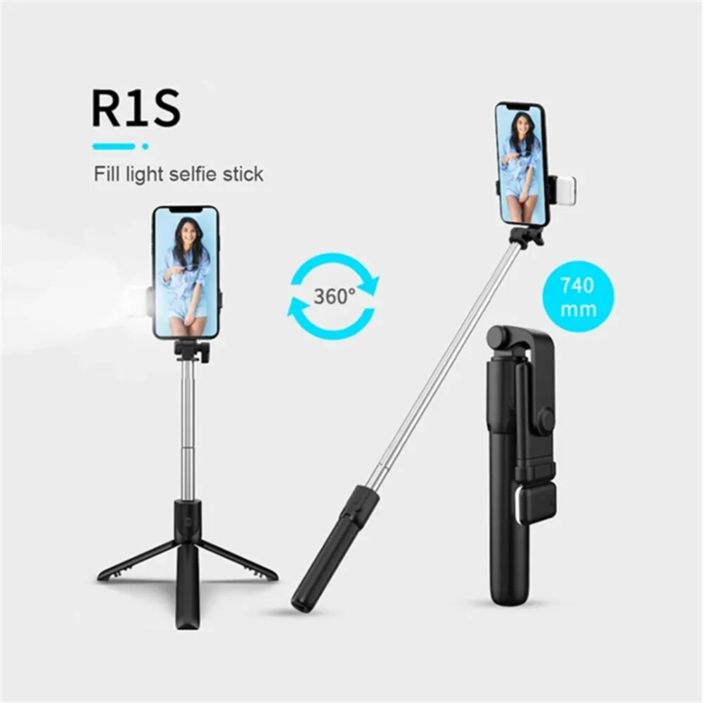 Telefon Selfie Stick Stativ Bluetooth Fernbedienung Drahtlose – Bild 3